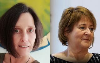 Sandra Anyatee Pfeifer und Uomi Anja Rimbach