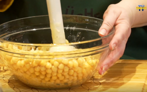 Kichererbsen pürieren