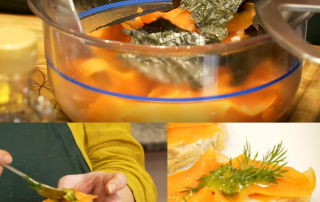 Veganer Lachs Bereitung