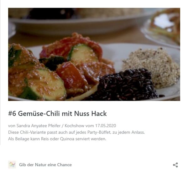 Gemüse-Chili mit Nuss Hack