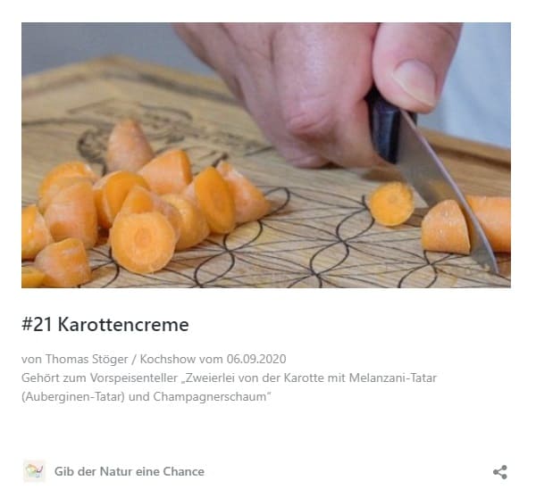 Rezept Karottencreme