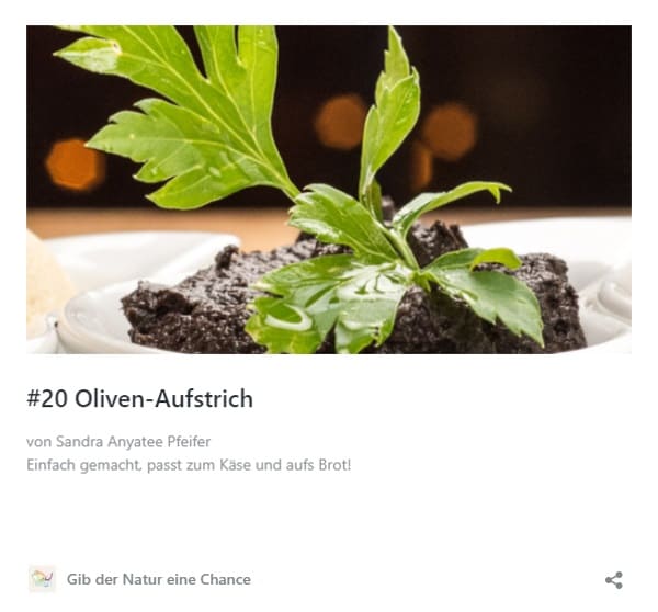 Rezept Oliven-Aufstrich