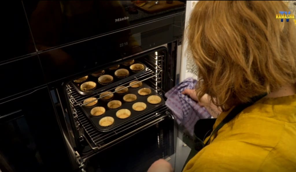 der Boden wird vorgebacken