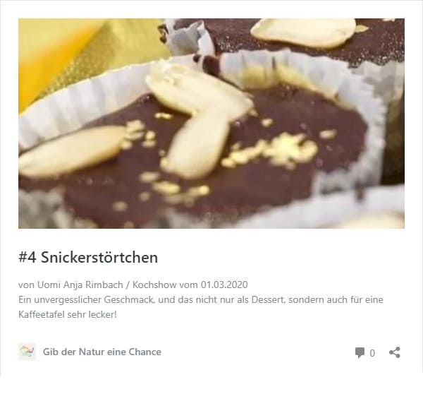 Snickerstörtchen