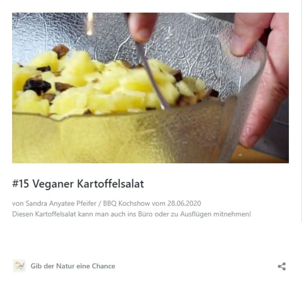 Rezept Veganer Kartoffelsalat