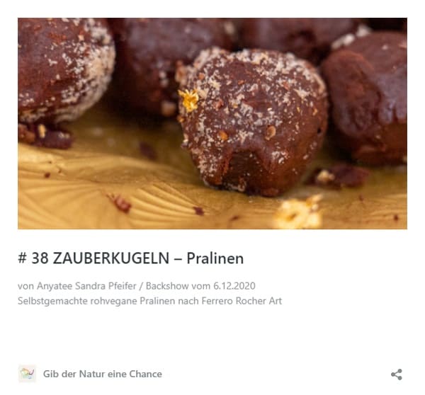 Rezept Zauberkugeln Pralinen