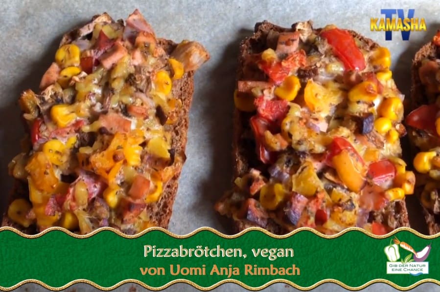 Vegane Pizzabrötchen