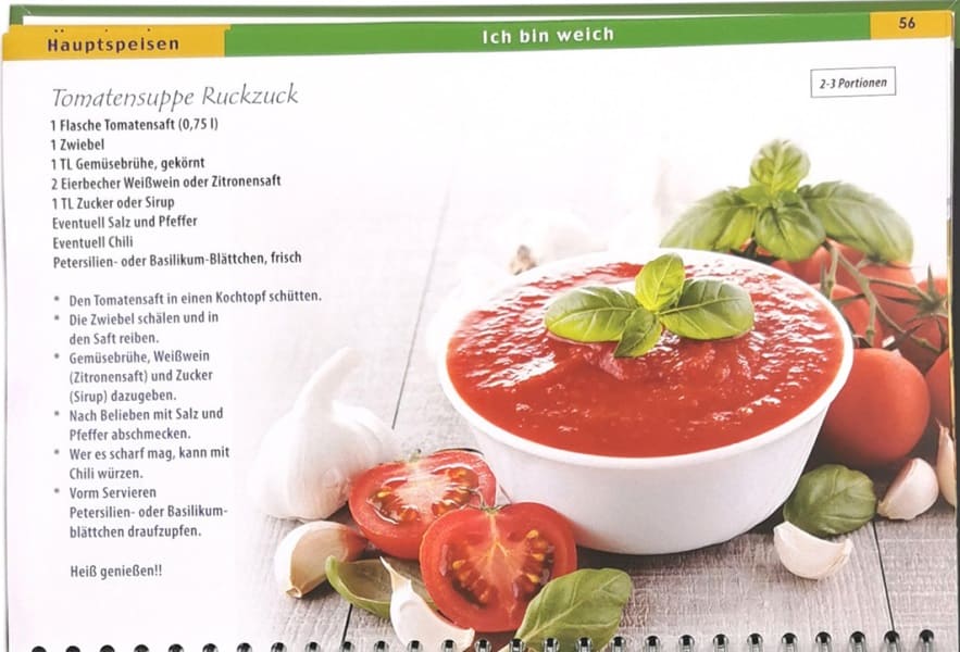 Rezept Tomatensuppe ISBN 9783948823009