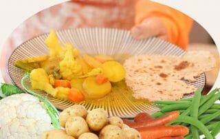 Rezept Alu Ghobi mit Chapati