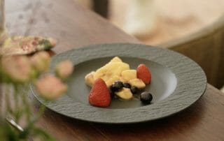 Rezept Flambierte Bananen mit frischen Beeren