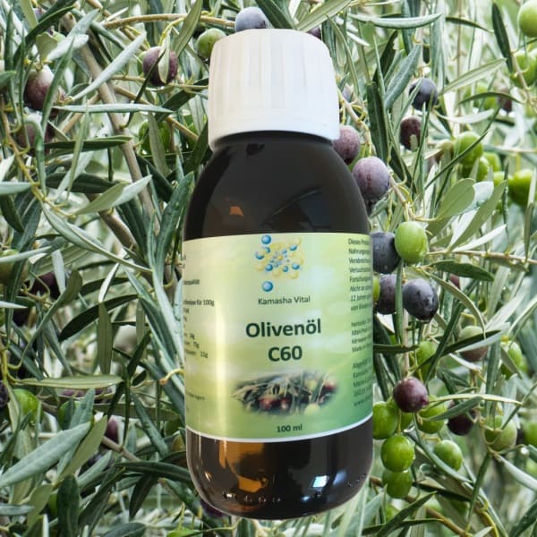 C60 Fulleren mit Olivenöl