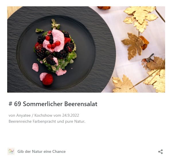 #69 Sommerlicher Beerensalat