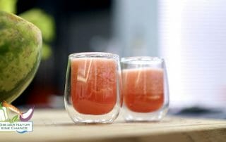 Rezept fuer jetzt Melonenschaum