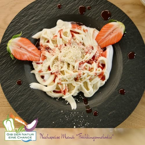 Veganes Spaghetti-Eis