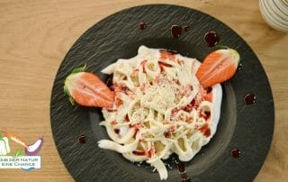 Rezept fuer jetzt veganes Spaghetti-Eis