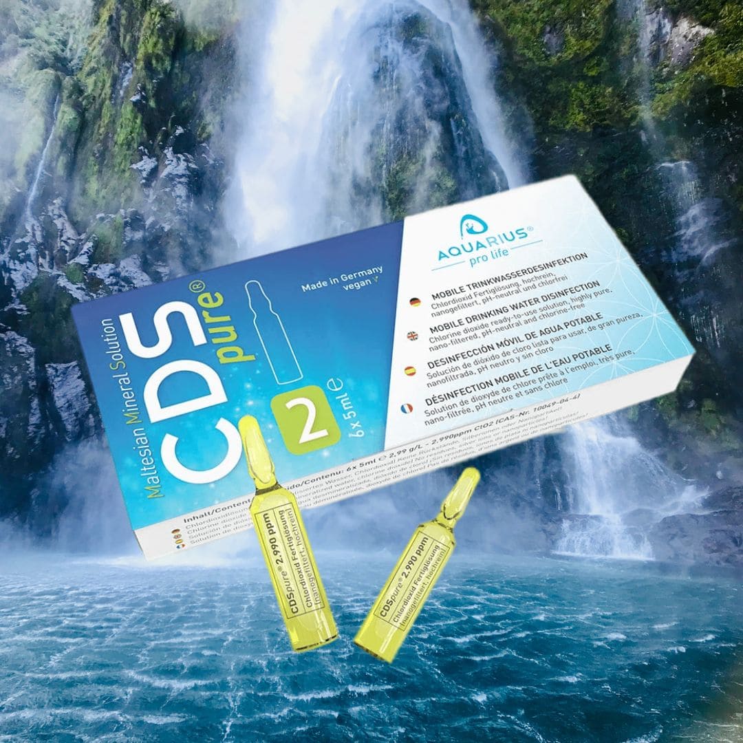 CDSpure® - Revolutionäre Chlordioxid-Fertiglösung für Reisen, Vorsorge, etc.