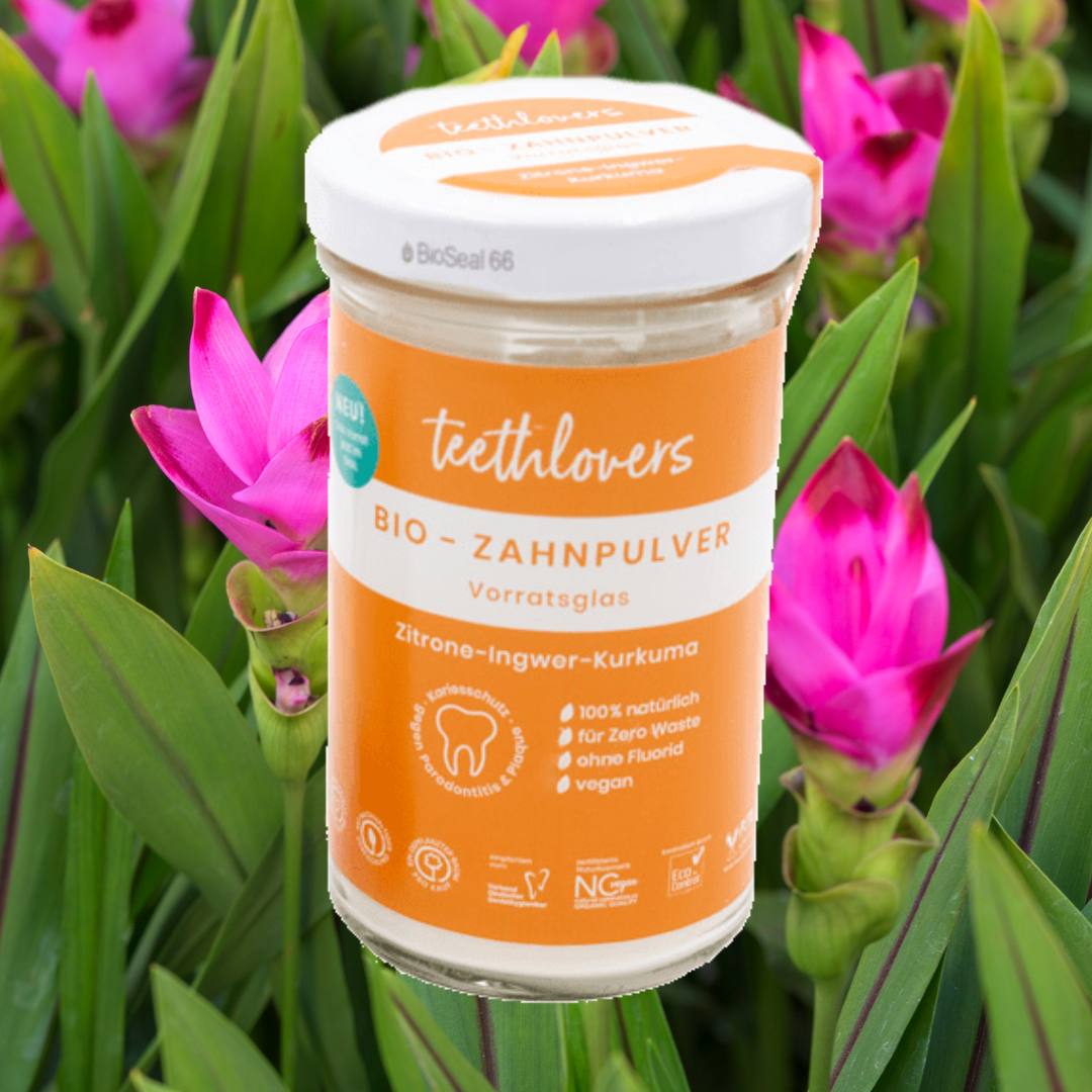 Bio Zahnpulver mit Kurkuma