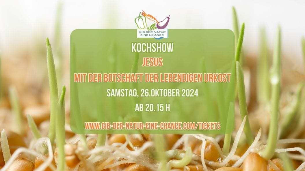 Kochshow mit Jesus 26 Oktober 2024