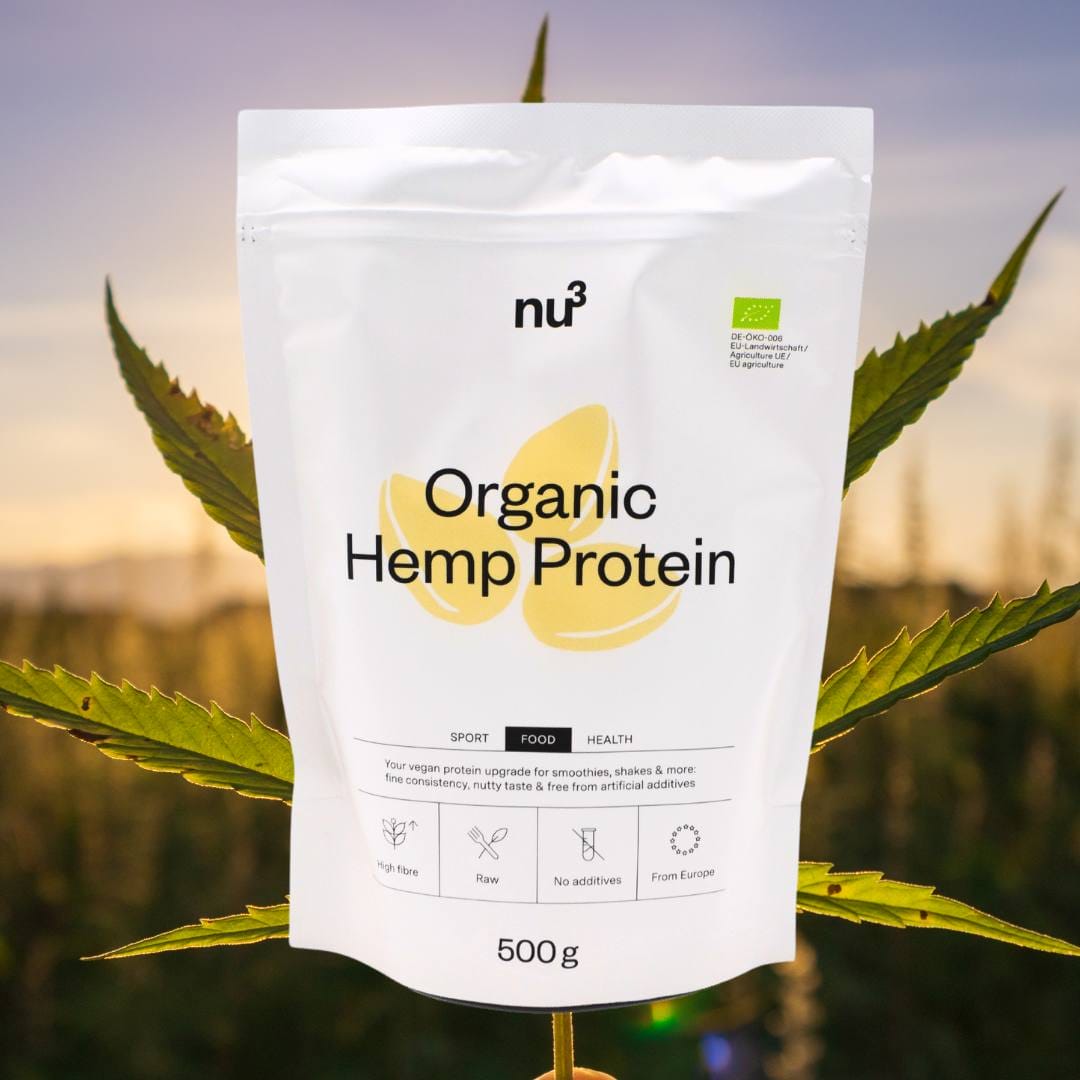 veganes Proteinpulver aus Hanf